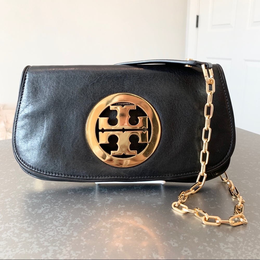 Tory Burch Miller Logo Clutch/Crossbody